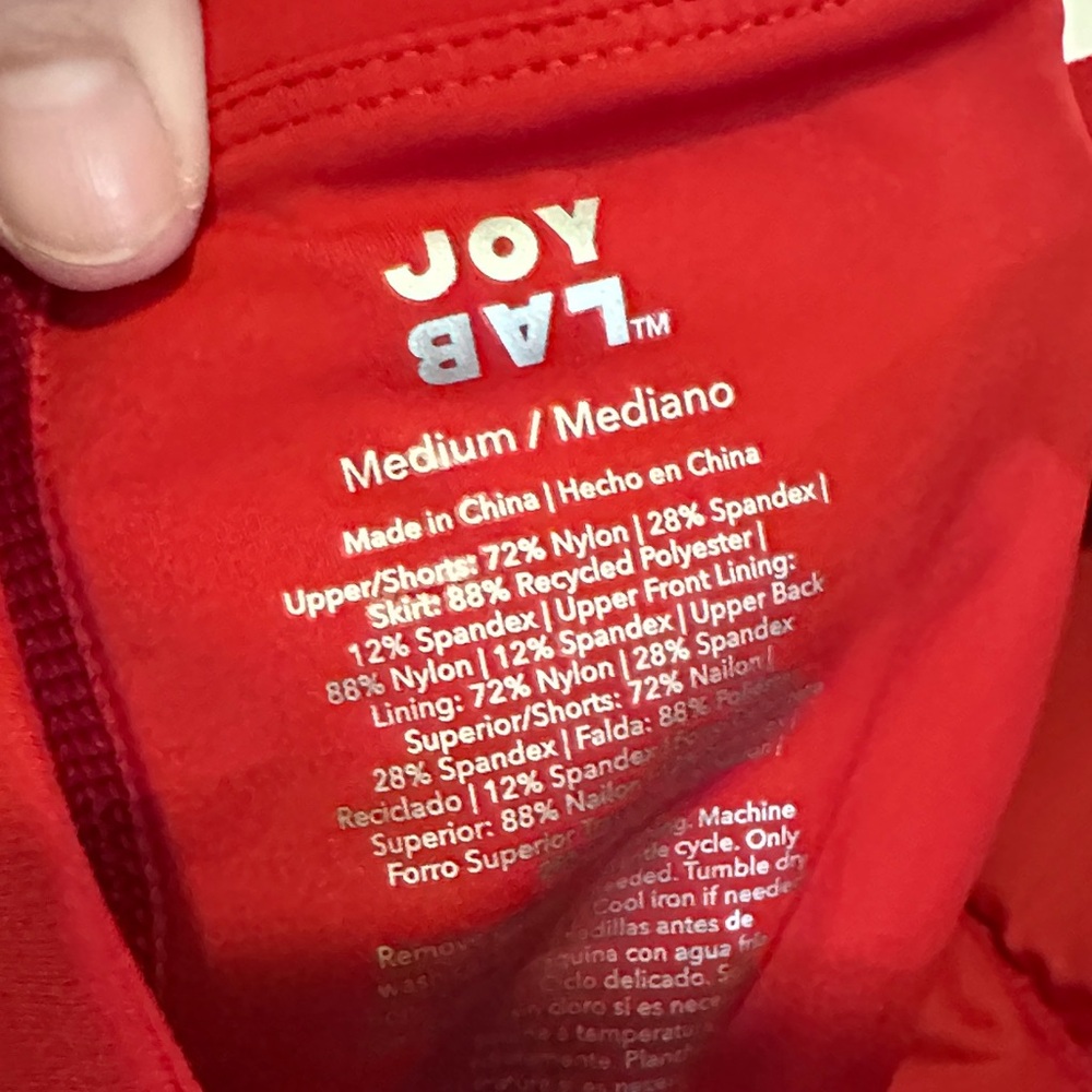 JoyLab Red Mini Dress - Picture 6 of 7